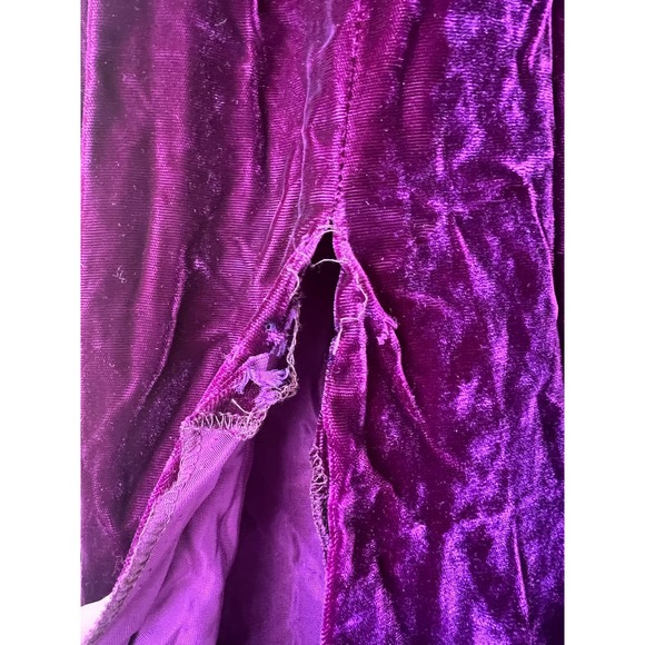 Purple velvet vintage dress - Picture 8 of 8